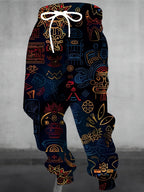 Men's Joggers with Bold Pattern – Casual Wear, Active Lifestyle