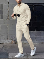 Men's Casual Two-Piece Set – Everyday Wear, Relaxed Style