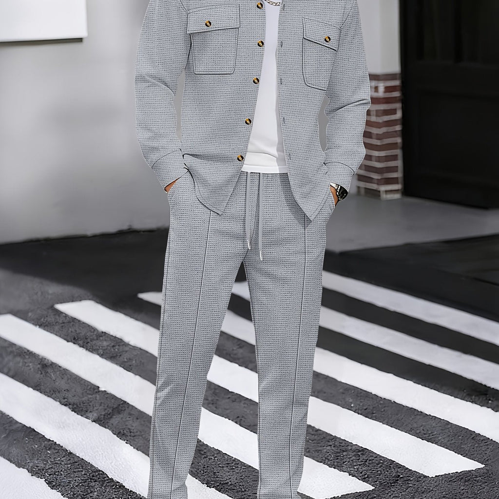 Men's Casual Two-Piece Set – Everyday Wear, Relaxed Style