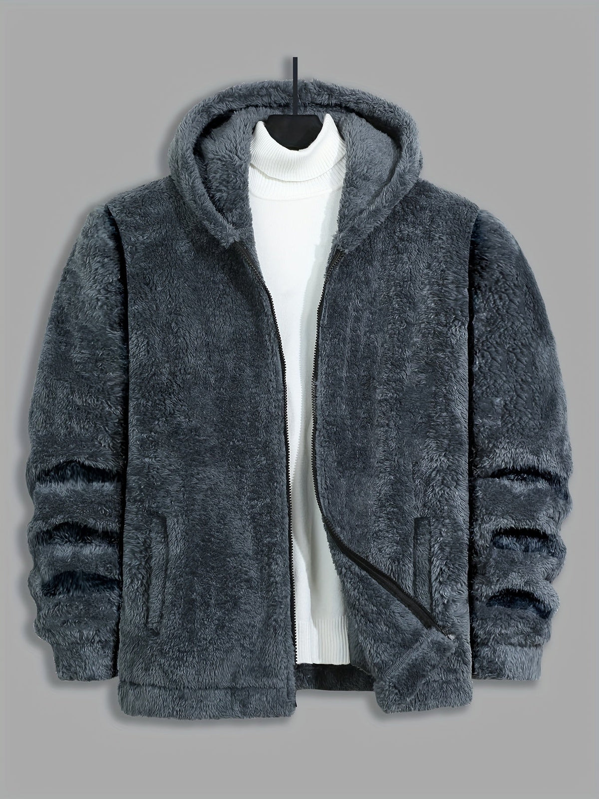Men's Hooded Zip Jacket – Casual Wear, Everyday Comfort
