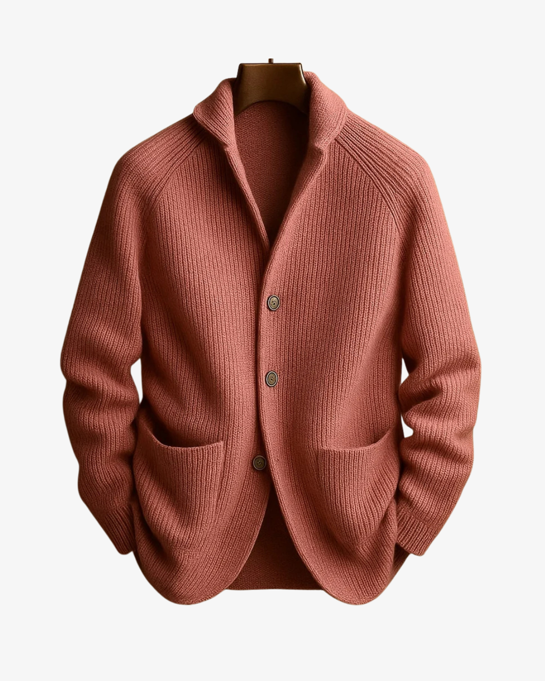 Men's Tailored Knit Cardigan – Casual Wear, Layering
