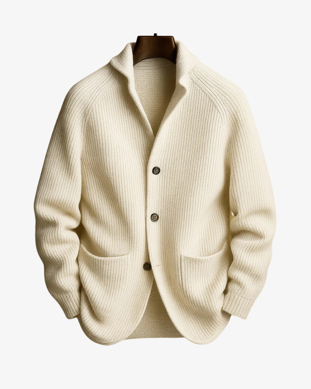 Men's Tailored Knit Cardigan – Casual Wear, Layering