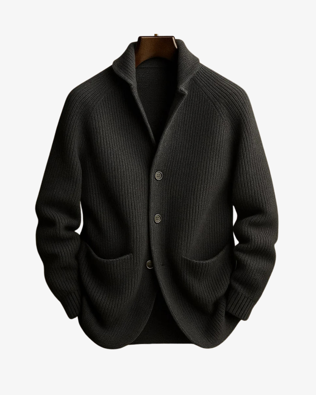 Men's Tailored Knit Cardigan – Casual Wear, Layering