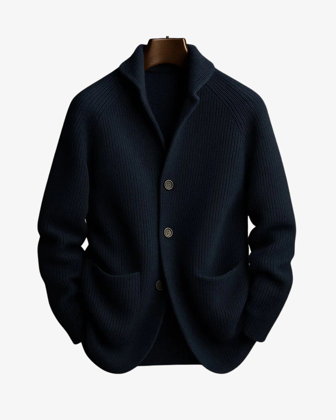Men's Tailored Knit Cardigan – Casual Wear, Layering