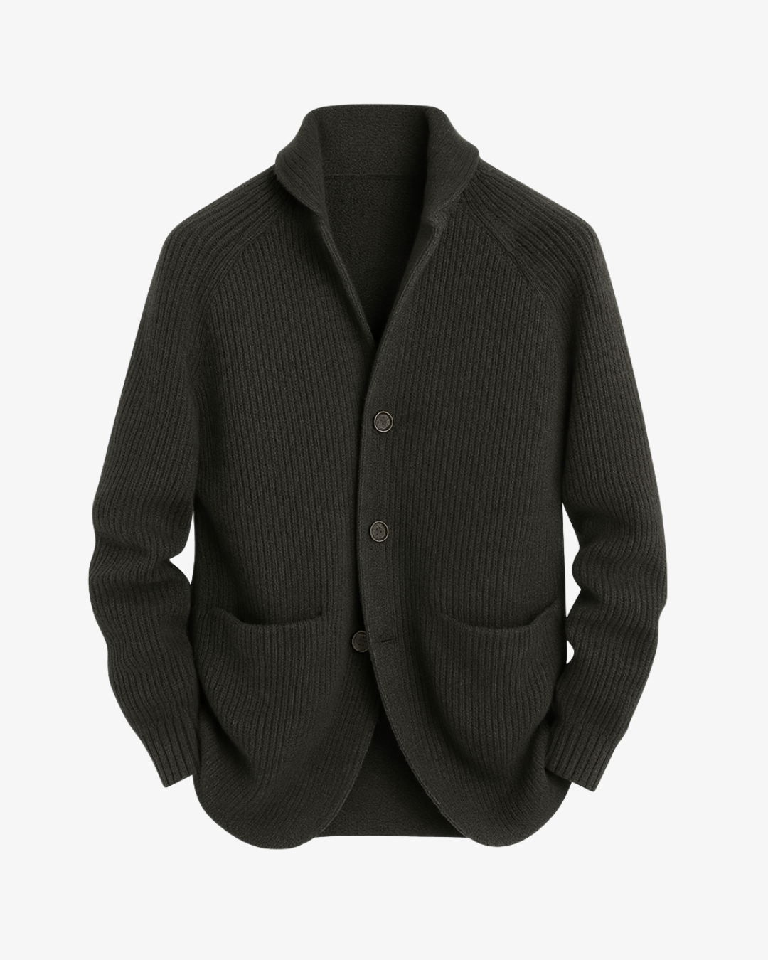 Men's Tailored Knit Cardigan – Casual Wear, Layering