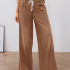 Women's Relaxed Wide-Leg Pants – Casual Wear, Everyday Comfort