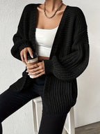 Women's Chunky-Knit Cardigan | Relaxed Fit – Casual Wear, Layering