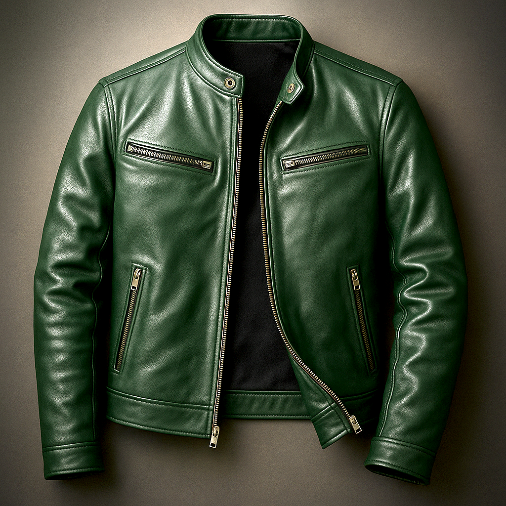 Men's Vintage Leather Jacket – Casual, Everyday Wear