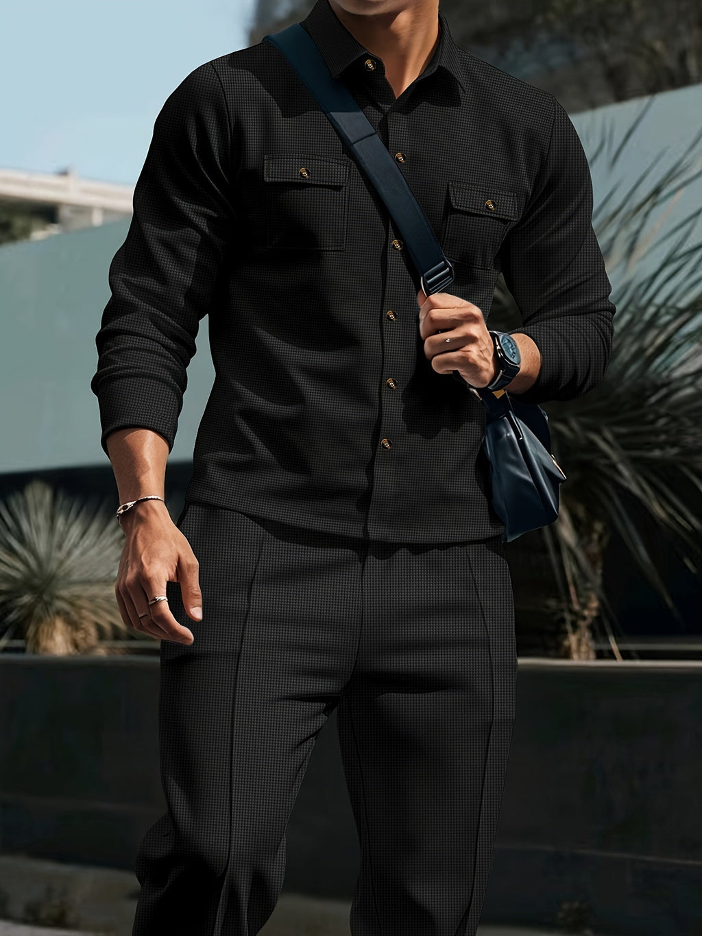 Men's Casual Two-Piece Set – Everyday Wear, Relaxed Style
