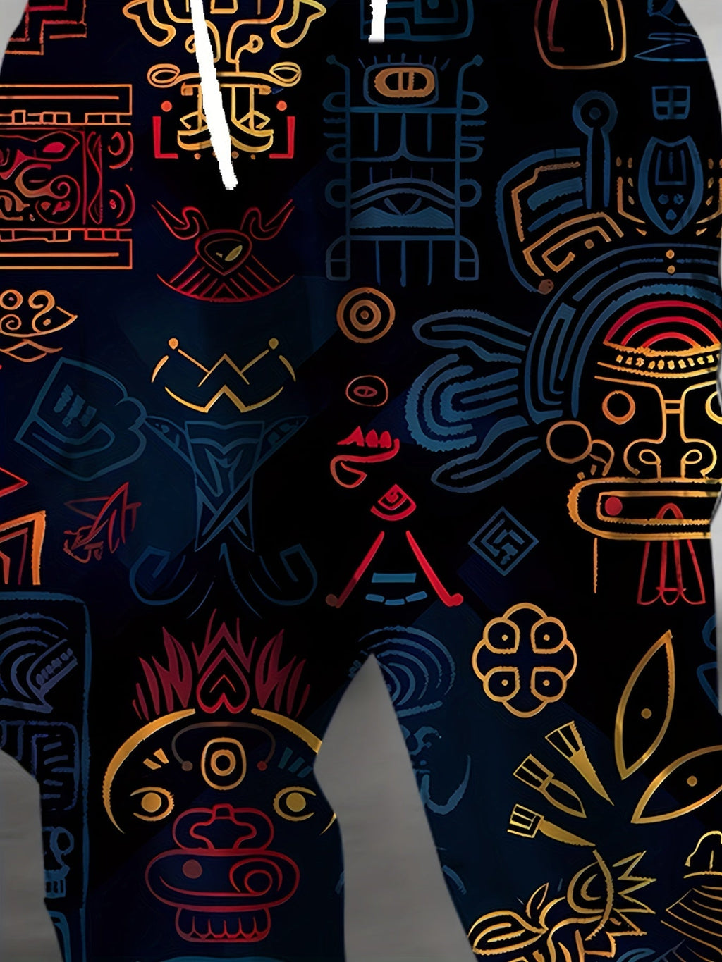 Men's Joggers with Bold Pattern – Casual Wear, Active Lifestyle