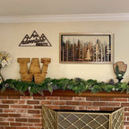 3D Wall Decor - Wood Forest Fox & Tree Shadow – Home Decoration, Gift