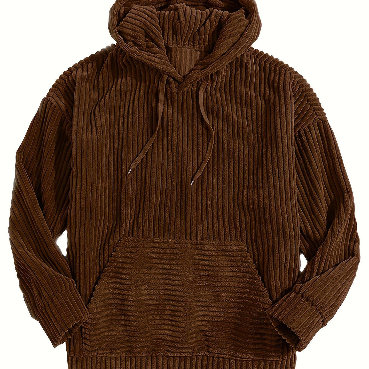 Unisex Ribbed Pullover Hoodie – Casual Wear, Everyday Comfort