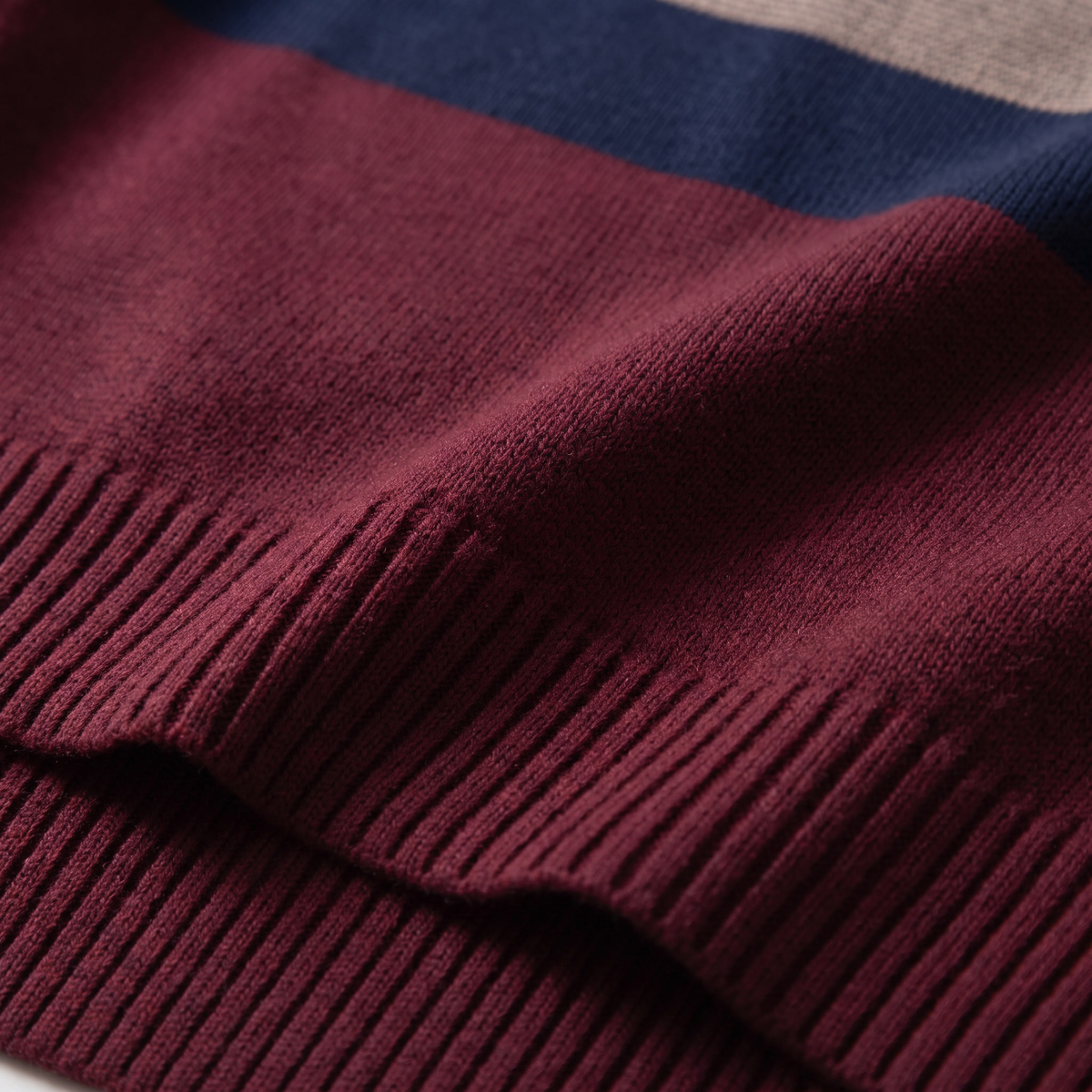 Men's Stripe Pullover – Casual Everyday Wear, Comfortable Style