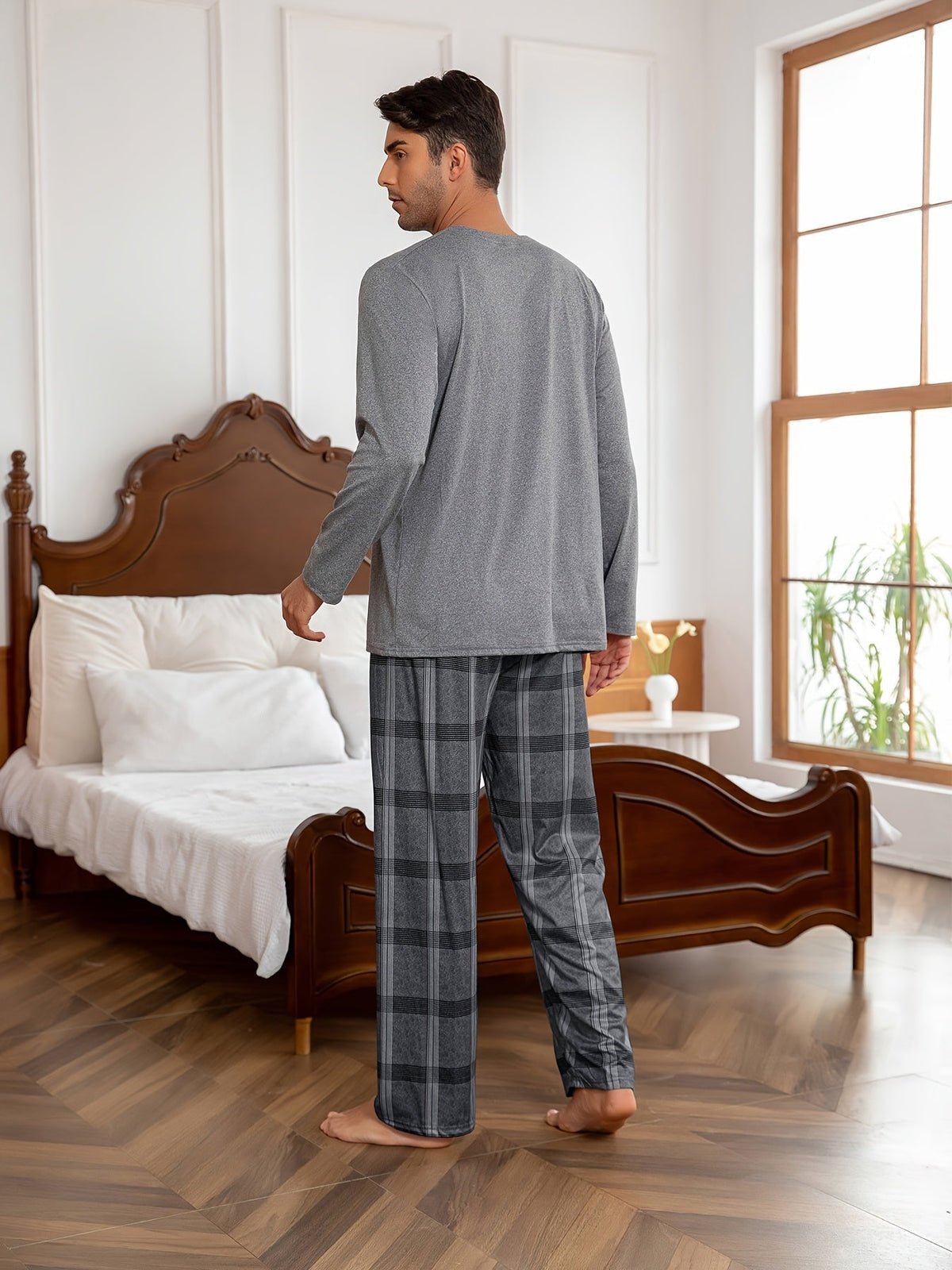 Men's Relaxed Lounge Two-Piece Set – Home, Casual