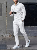 Men's Casual Two-Piece Set – Everyday Wear, Relaxed Style