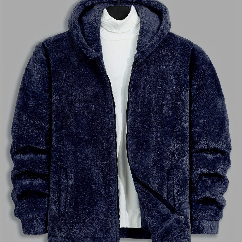 Men's Hooded Zip Jacket – Casual Wear, Everyday Comfort