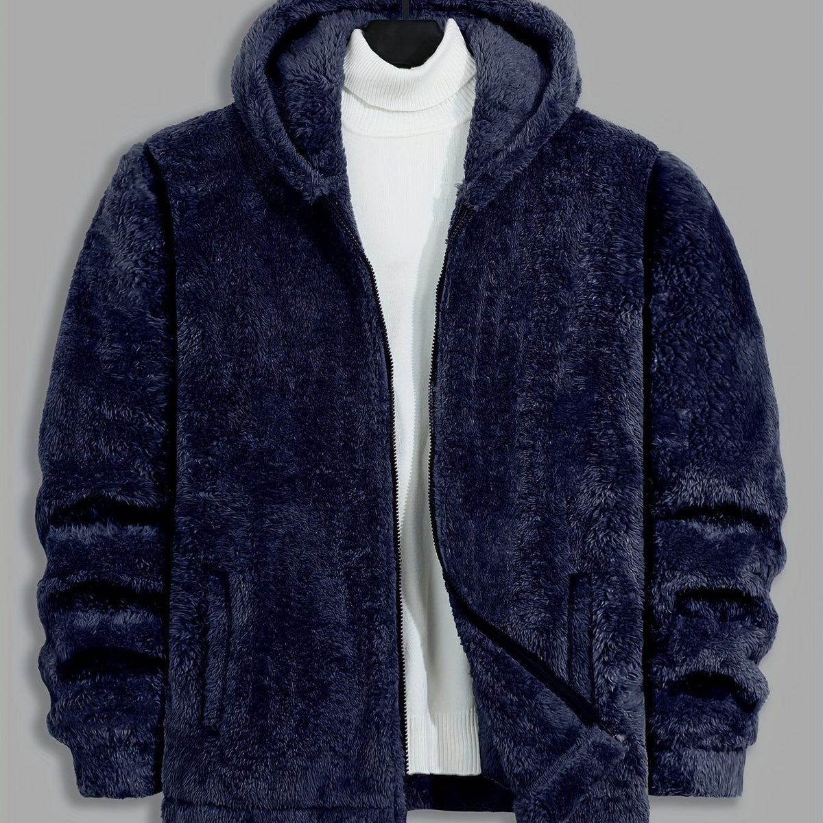 Men's Hooded Zip Jacket – Casual Wear, Everyday Comfort