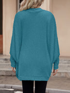 Women's Relaxed Open-Front Cardigan – Casual Wear, Layering