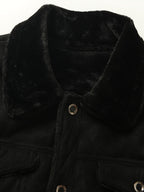 Men's Fleece-Lined Trucker Jacket – Casual Wear, Cold Weather