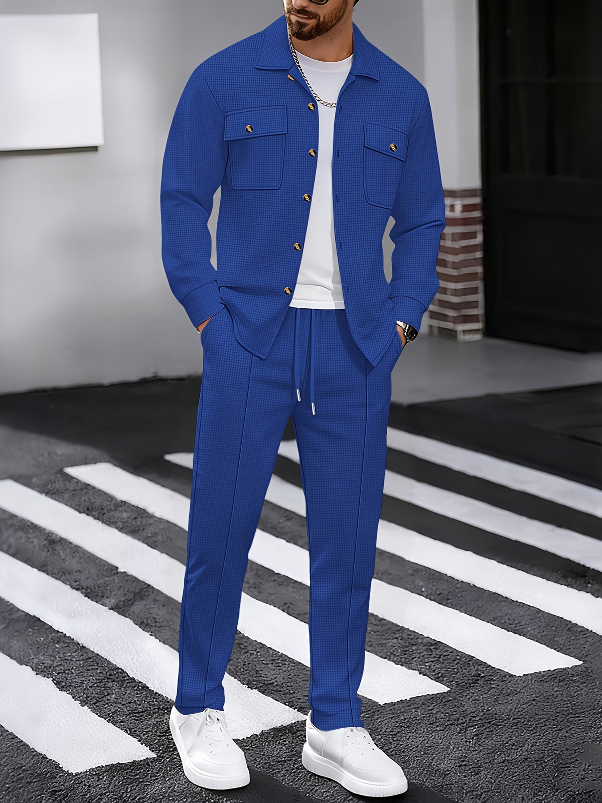 Men's Casual Two-Piece Set – Everyday Wear, Relaxed Style