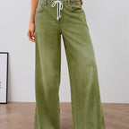 Women's Relaxed Wide-Leg Pants – Casual Wear, Everyday Comfort