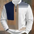 Men's Modern Half-Zip Pullover – Casual Wear, Everyday Comfort