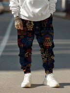 Men's Joggers with Bold Pattern – Casual Wear, Active Lifestyle