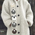 Women's Cozy Hooded Cardigan – Casual Wear, Layering