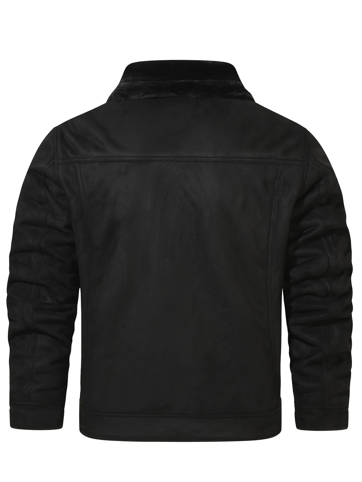 Men's Fleece-Lined Trucker Jacket – Casual Wear, Cold Weather