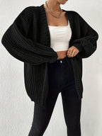 Women's Chunky-Knit Cardigan | Relaxed Fit – Casual Wear, Layering