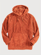 Unisex Ribbed Pullover Hoodie – Casual Wear, Everyday Comfort