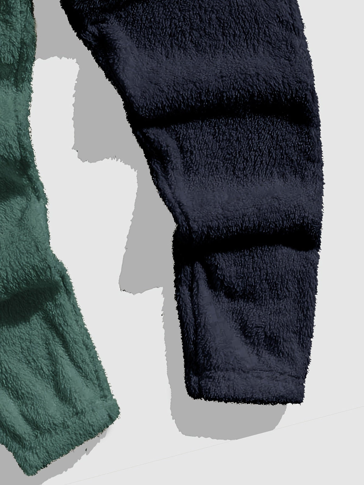 Men's Cozy Color-Block Two-Piece Set – Casual Wear, Comfortable Style