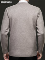 Men's Argyle V-Neck Sweater | Classic Style – Casual Wear, Office Attire
