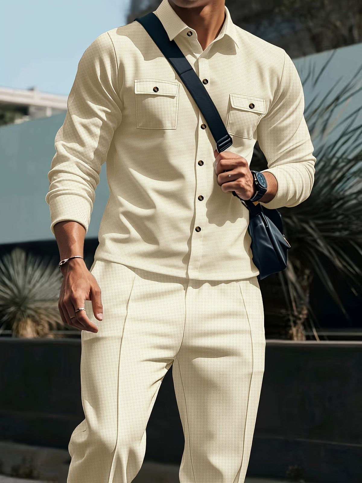 Men's Casual Two-Piece Set – Everyday Wear, Relaxed Style