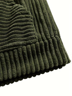 Unisex Ribbed Pullover Hoodie – Casual Wear, Everyday Comfort
