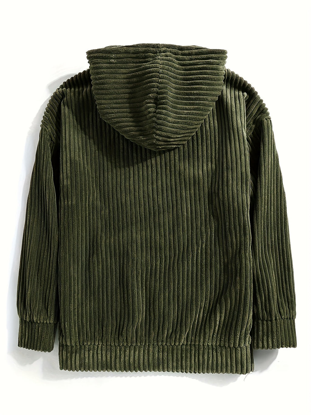 Unisex Ribbed Pullover Hoodie – Casual Wear, Everyday Comfort