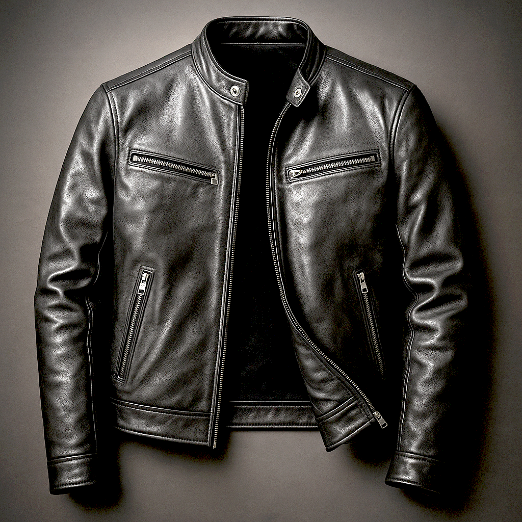 Men's Vintage Leather Jacket – Casual, Everyday Wear