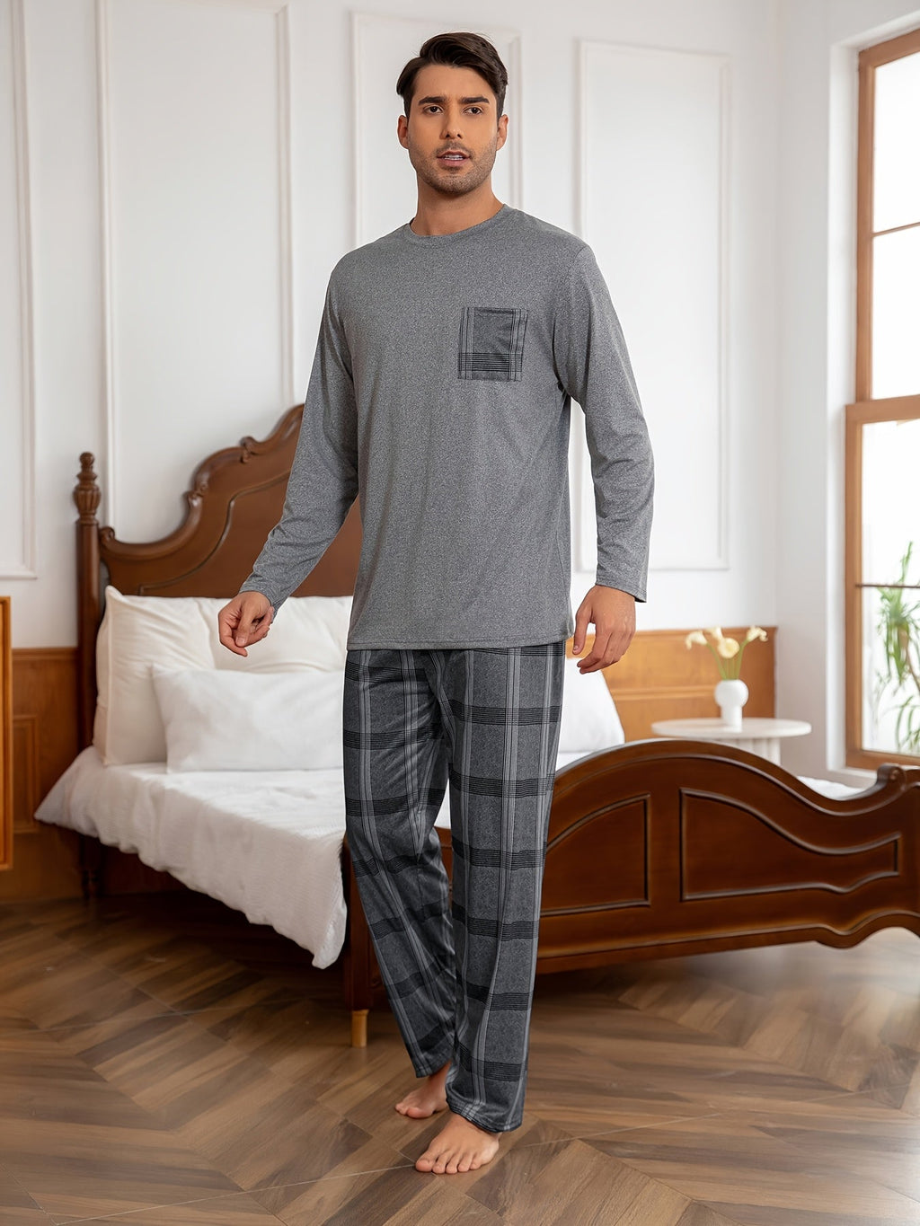 Men's Relaxed Lounge Two-Piece Set – Home, Casual