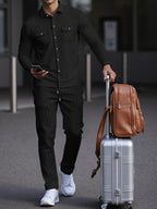 Men's Casual Two-Piece Set – Everyday Wear, Relaxed Style