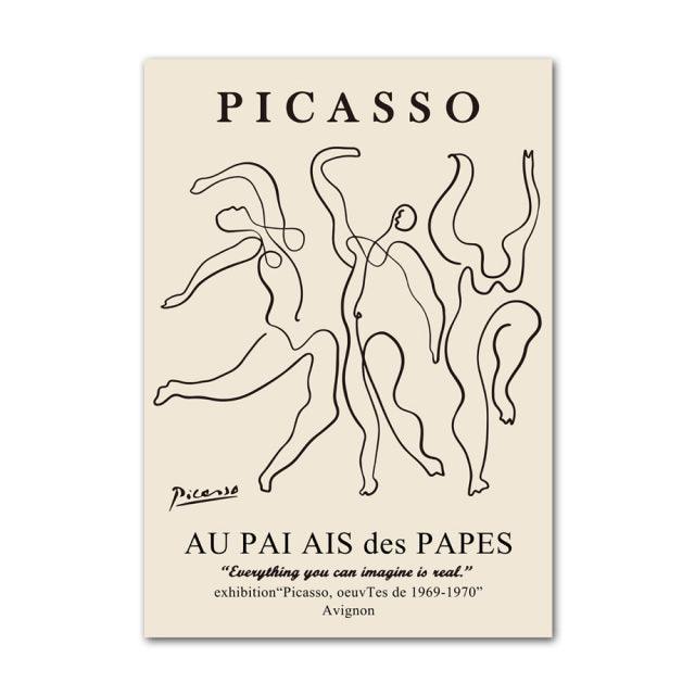 Abstract Canvas Art | Henri Matisse Picasso Design – Home Decor, Gift