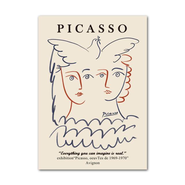 Abstract Canvas Art | Henri Matisse Picasso Design – Home Decor, Gift