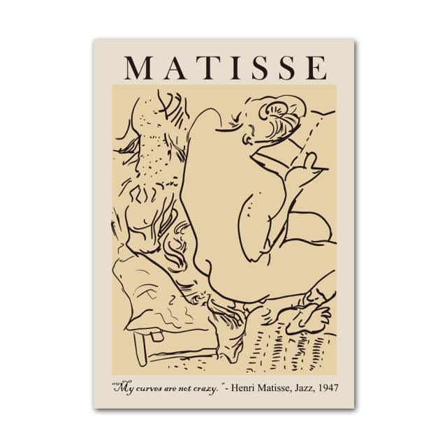 Abstract Canvas Art | Henri Matisse Picasso Design – Home Decor, Gift