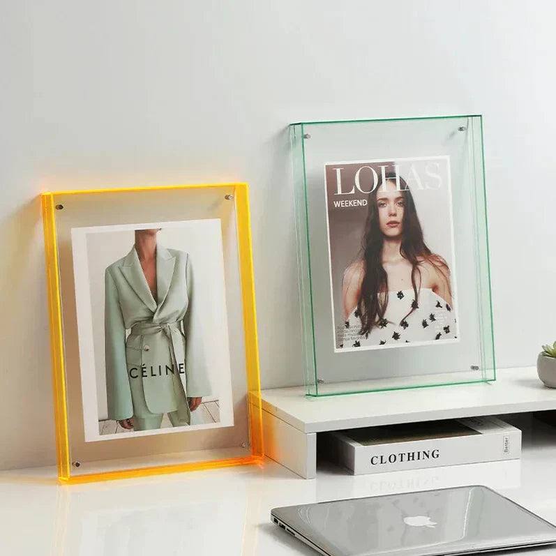 Acrylfoto-Rahmen Transparent – Dekoration, Geschenk