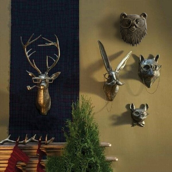 Animal Head Wall Decoration – Unique Home Decor, Gift Idea