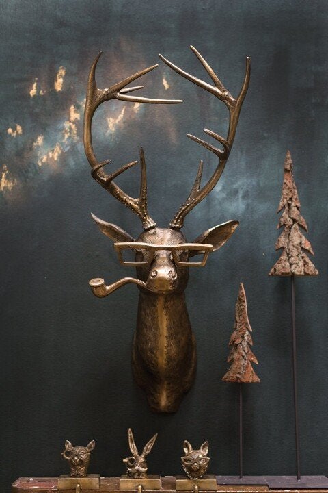 Animal Head Wall Decoration – Unique Home Decor, Gift Idea