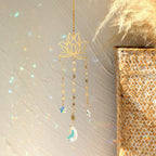 Chakra Crystal Lotus Sun Collector – Home Decor, Meditation