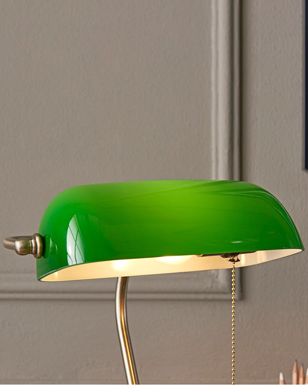 Classic Banker Lamp – Home Office, Reading