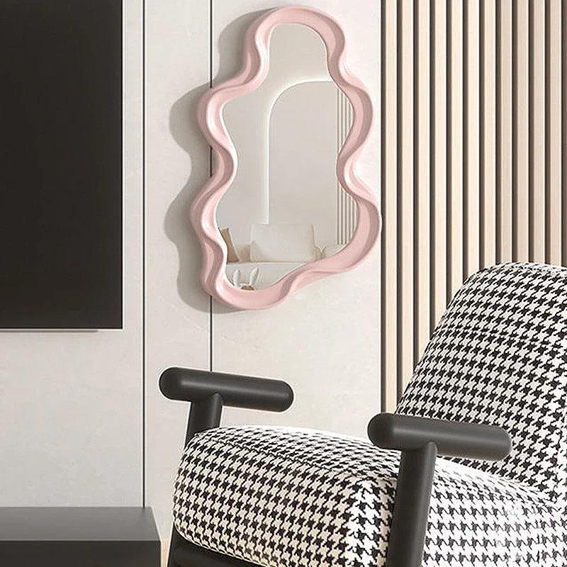 Decorative Cloud-Shaped Mirror – Living Room, Bedroom, Bathroom
