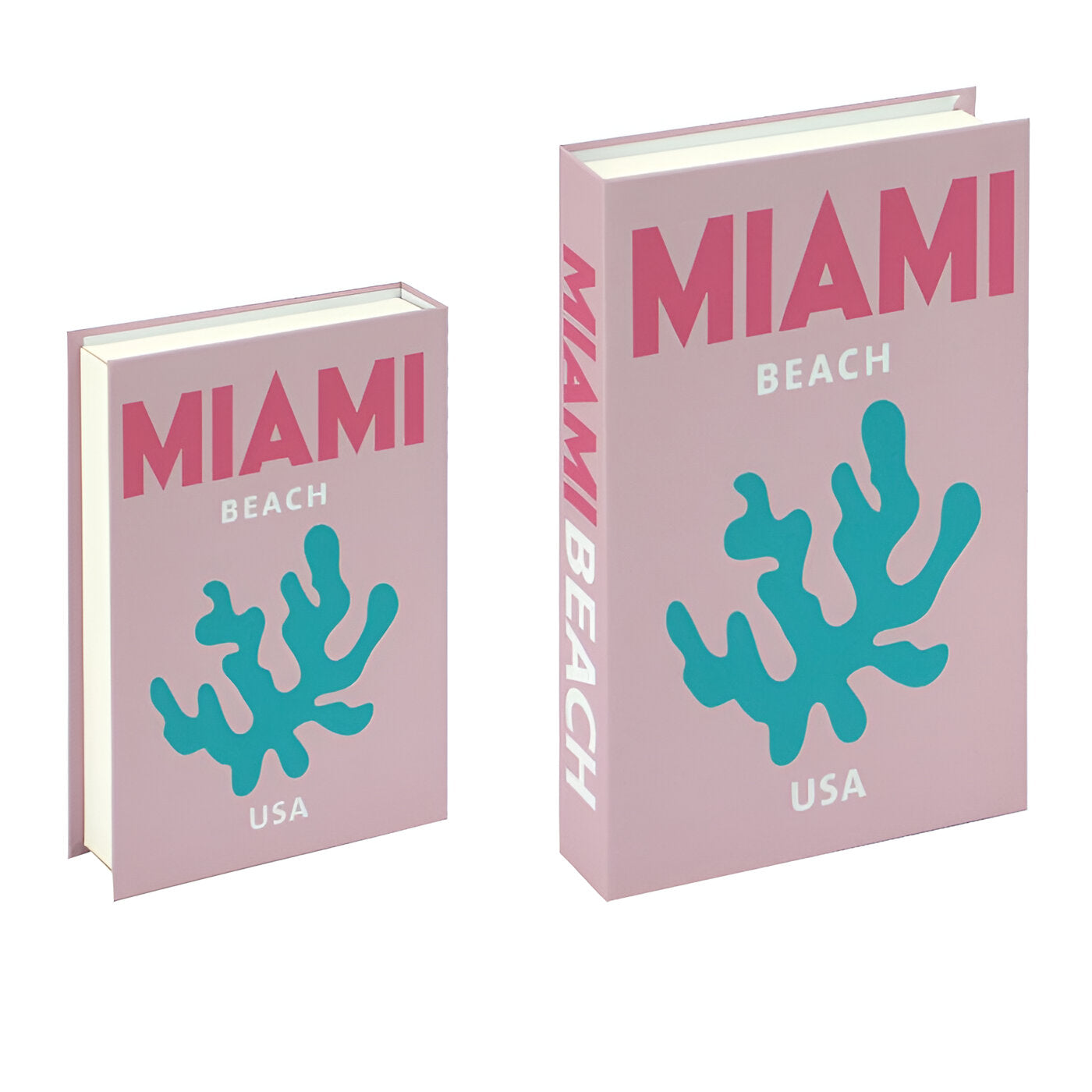 Decorative Coffee Table Books - Faux Leather, Chic Design – Home Decor, Living Room