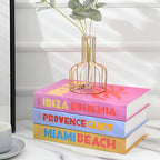 Decorative Coffee Table Books - Faux Leather, Chic Design – Home Decor, Living Room